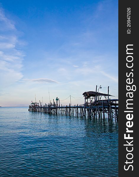 Thailand S Fishing Pier