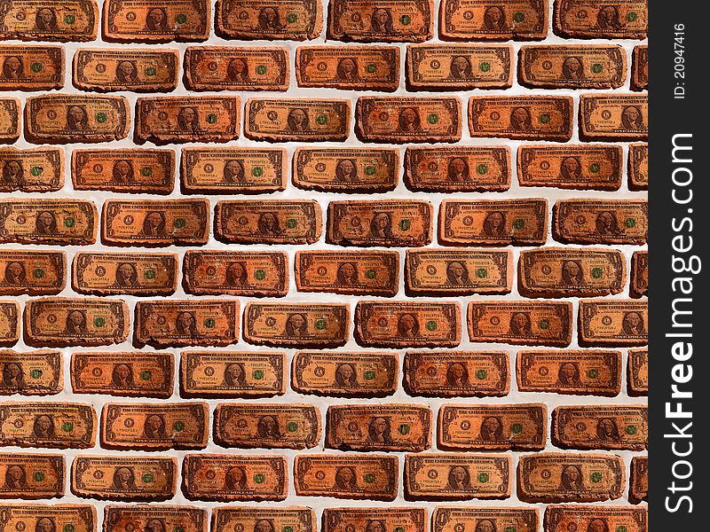 Wall With Dollar