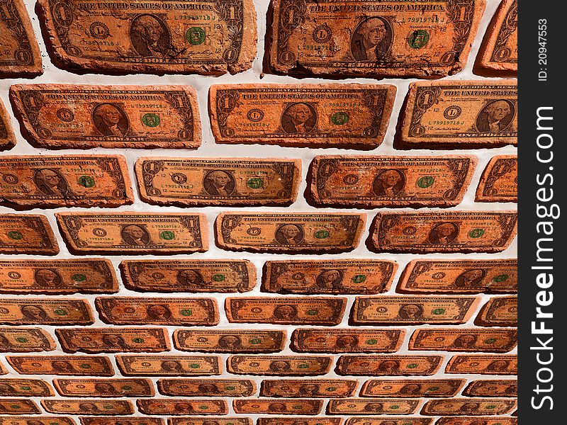 Wall With Dollar