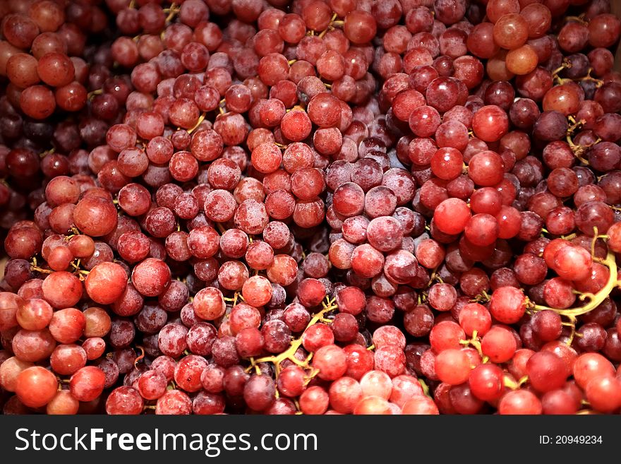 Hand picked grapes ready for consumers. Hand picked grapes ready for consumers