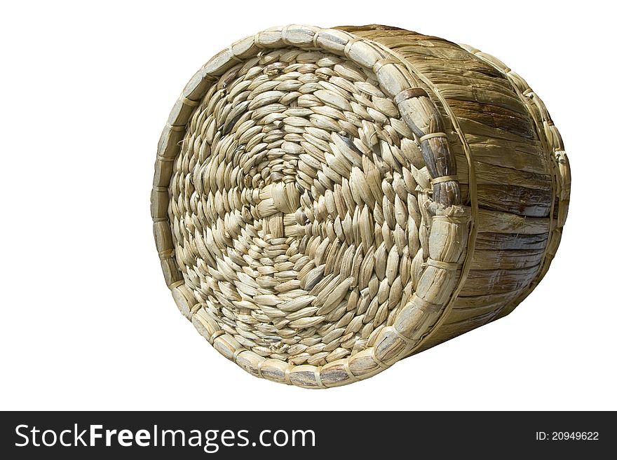A basket isolated on white