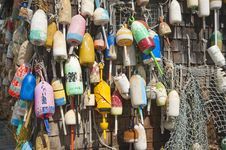 Fishing Buoys Royalty Free Stock Photo Fishing Buoys Royalty Free Stock Photo