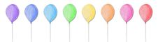 Multicolored Balloons Royalty Free Stock Photography