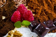 Chocolate And Kaffe Royalty Free Stock Image Chocolate And Kaffe Royalty Free Stock Image