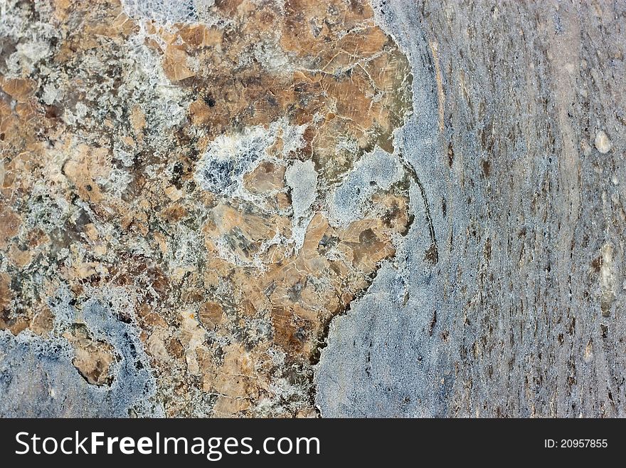 Blue and red granite Texture