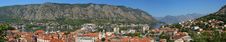 Panorama Of Kotor, Montenegro Stock Image Panorama Of Kotor, Montenegro Stock Image