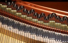 Inner Workings Of Piano Royalty Free Stock Photo