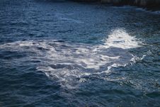 Dirty Sea At Menorca Royalty Free Stock Photography Dirty Sea At Menorca Royalty Free Stock Photography