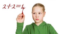 Schoolgirl With Red Marker In Hand Stock Image Schoolgirl With Red Marker In Hand Stock Image