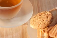 Tea With Cookies Royalty Free Stock Photography