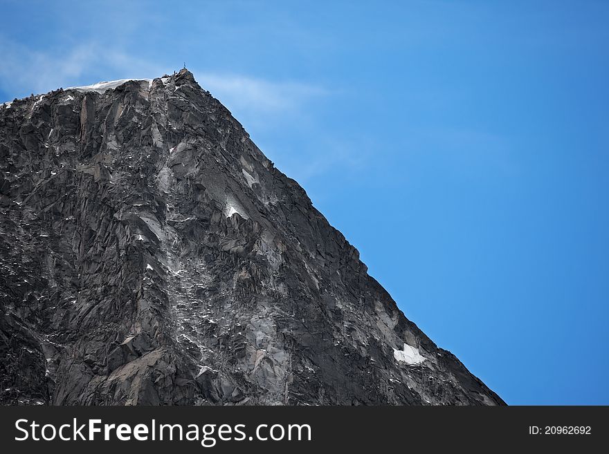 Adamello Peak at 3.539 meters on the sea-level, North of Italy