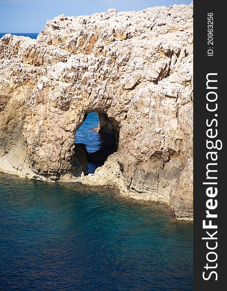 North coastline of Menorca island in Spain. North coastline of Menorca island in Spain