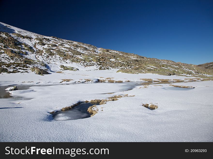 Mountain of Gredos at Avila in Castilla Spain. Mountain of Gredos at Avila in Castilla Spain