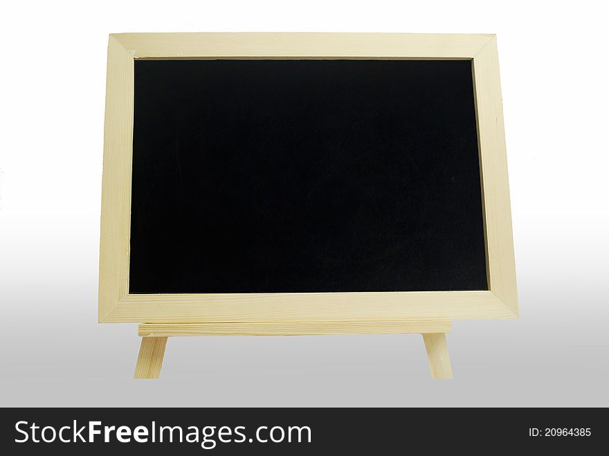 Blank of blackborad on easel for your text