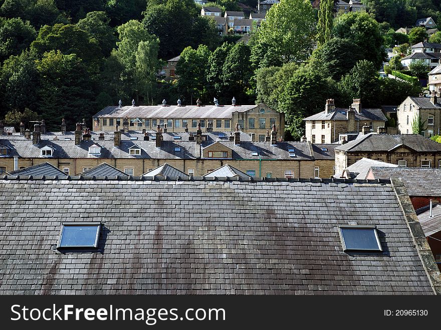 Rooftops Over Hebden Bridge