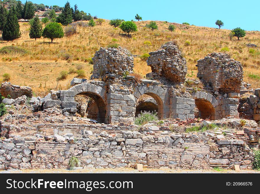 Ruins Of The Roman Baths