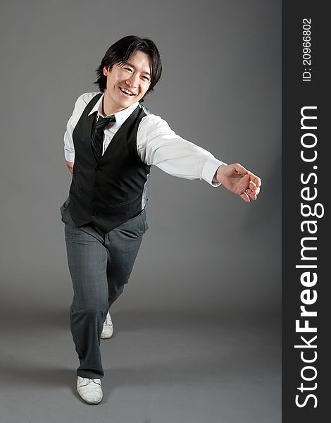 Asian Male Jazz Dancer