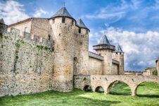 Chateau Comtal At Carcassonne, France Royalty Free Stock Image Chateau Comtal At Carcassonne, France Royalty Free Stock Image