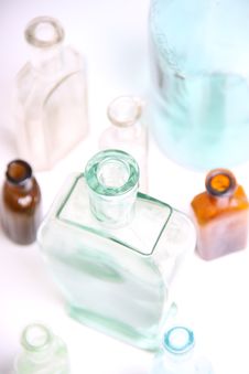 Vintage Glass Bottles Stock Images Vintage Glass Bottles Stock Images