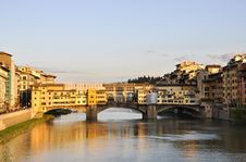 The Ponte Vecchio In Florence Stock Photography The Ponte Vecchio In Florence Stock Photography