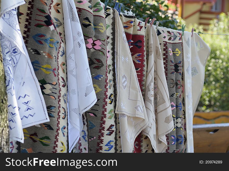 Traditional Rugs Hanging