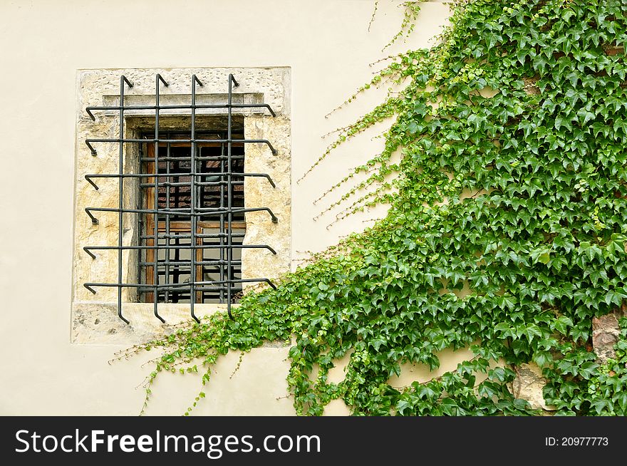 An image shows architecture details in Prague. An image shows architecture details in Prague