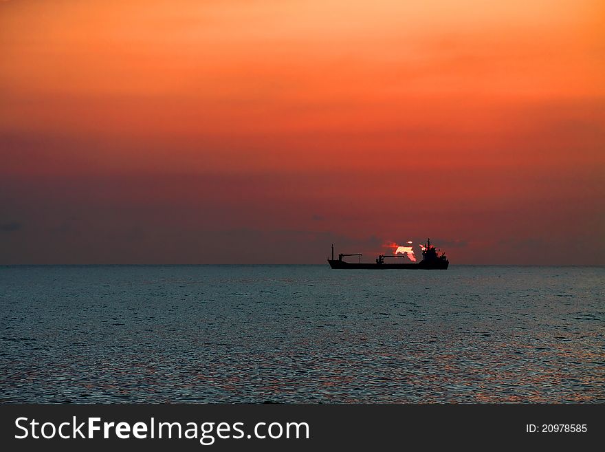 Sunset on the Black Sea. Sunset on the Black Sea
