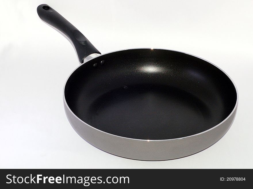 A Saucepan in the White Background