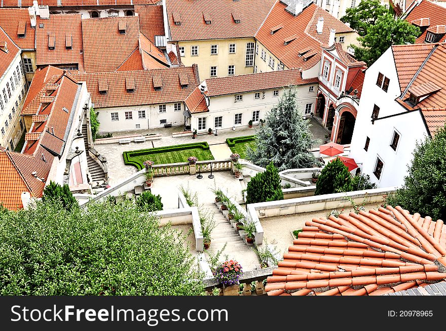 An image of view of Prague city. An image of view of Prague city