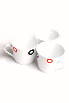 Empty Cups Royalty Free Stock Image Empty Cups Royalty Free Stock Image