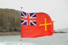Guernsey Maritime Flag Stock Photos Guernsey Maritime Flag Stock Photos