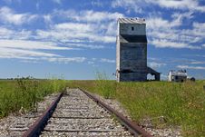 Farrow Grain Elevator Royalty Free Stock Photo Farrow Grain Elevator Royalty Free Stock Photo