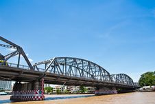 Big Iron Bridge Royalty Free Stock Photography