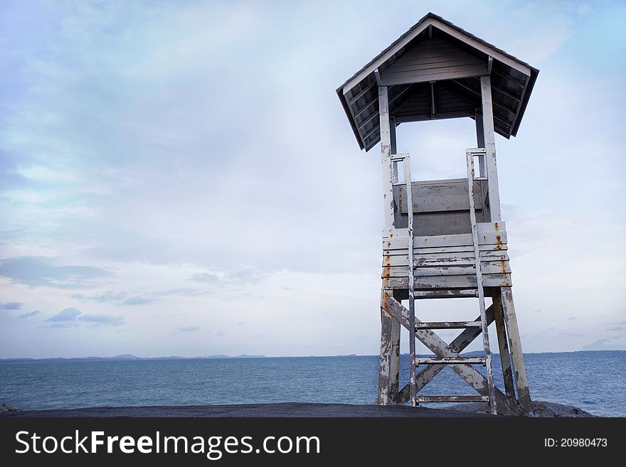 Lighthouse in the national park.