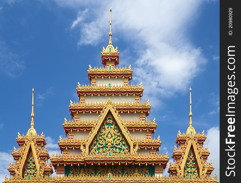Temple in norteast thailand image