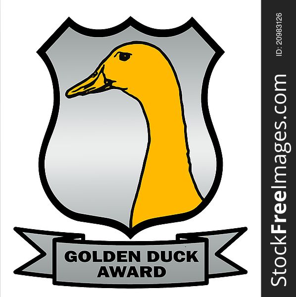 Cricket Golden Duck Award Shield