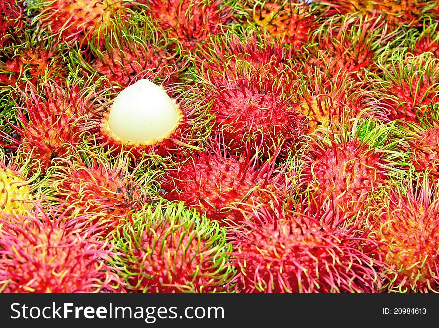 Tropical Fruit,Rambutan.