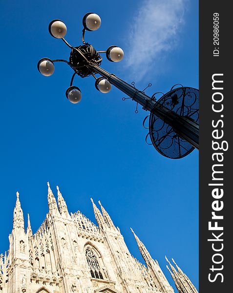 The Gothic cathedral took nearly six centuries to complete. It is the fourth largest cathedral in the world and by far the largest in Italy. The Gothic cathedral took nearly six centuries to complete. It is the fourth largest cathedral in the world and by far the largest in Italy.