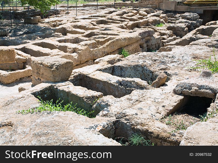 Antique roman Tombs