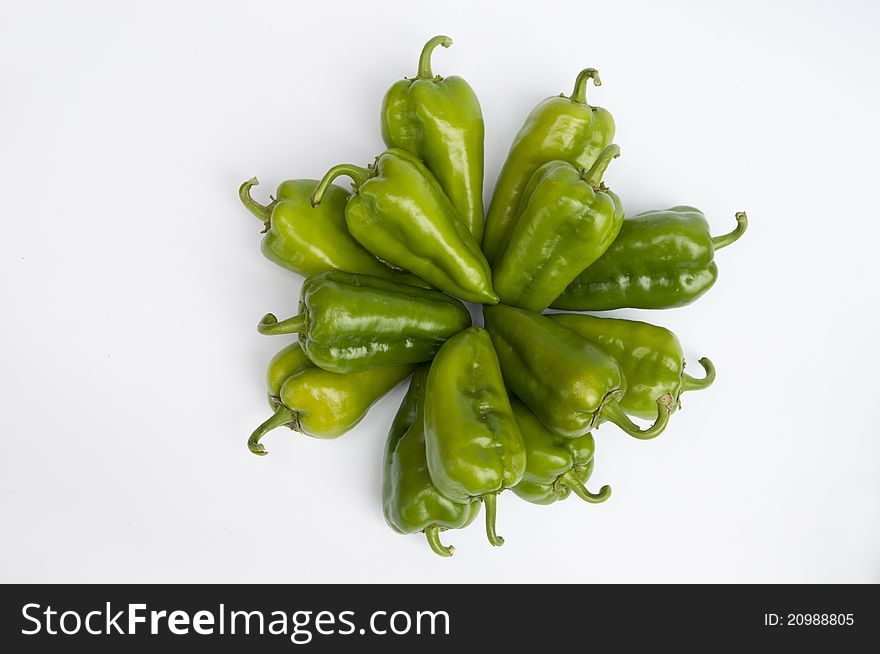 Peppers in a cyrcle arrangement