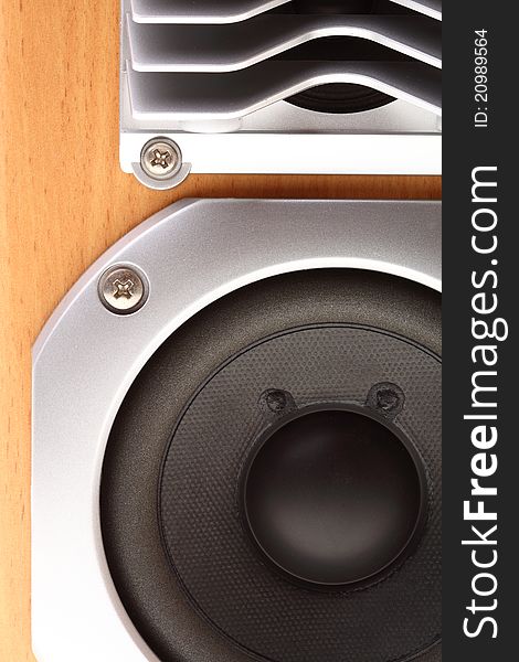 Multimedia black audio speaker background music loudspeaker