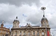 Twin Domed Victorian Civic Building Royalty Free Stock Images Twin Domed Victorian Civic Building Royalty Free Stock Images