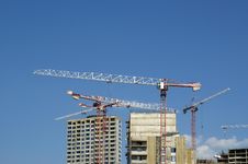 Building Crane Royalty Free Stock Images Building Crane Royalty Free Stock Images