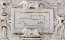 Details Of Carved Wall Decoration Royalty Free Stock Image