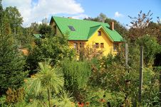 Green Roof Royalty Free Stock Image Green Roof Royalty Free Stock Image