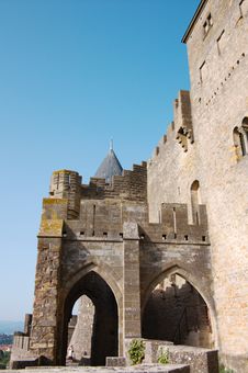 Walls Of Carcassonne Royalty Free Stock Image