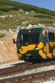 Mountain Railway Locomotive Royalty Free Stock Photos Mountain Railway Locomotive Royalty Free Stock Photos