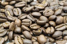 Background Of Fried Coffee Beans Royalty Free Stock Images Background Of Fried Coffee Beans Royalty Free Stock Images