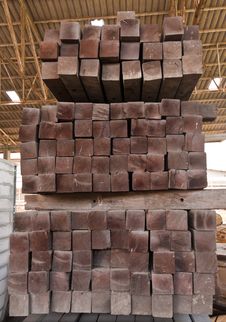 Wood Girder From End Close Up Stock Image Wood Girder From End Close Up Stock Image