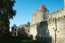 Walls Of Carcassonne Stock Images Walls Of Carcassonne Stock Images
